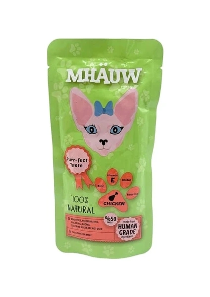 Mhauw%20Chıcken%2080%20Gram%20Kedi%20Yaş%20Maması