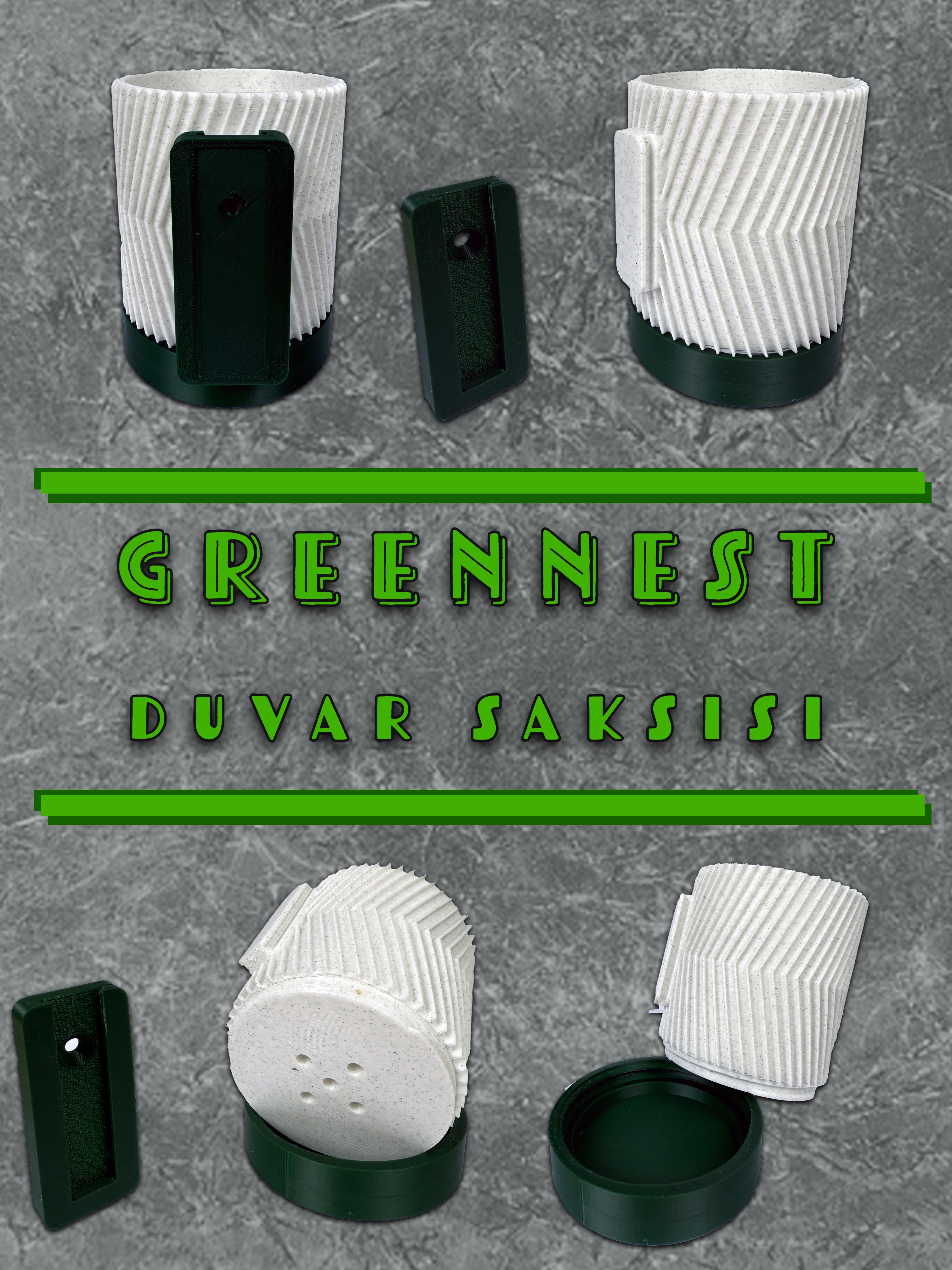 Greennest%20Mini%20Duvar%20Saksısı%20Sukulent%20Dekoratif%20Duvar%20Saksısı