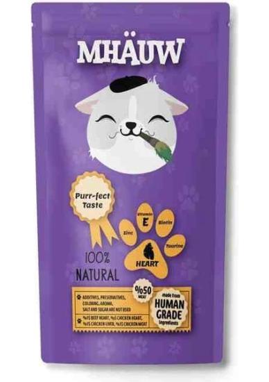 Mhauw Yürek 80 Gram Kedi Yaş Maması