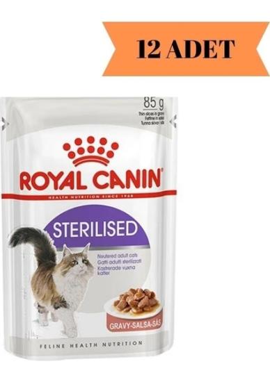 Royal Canin ® Sterilised Gravy Kısırlaştırılmış Yetişkin Kedi Yaş Maması 85 Gr*12
