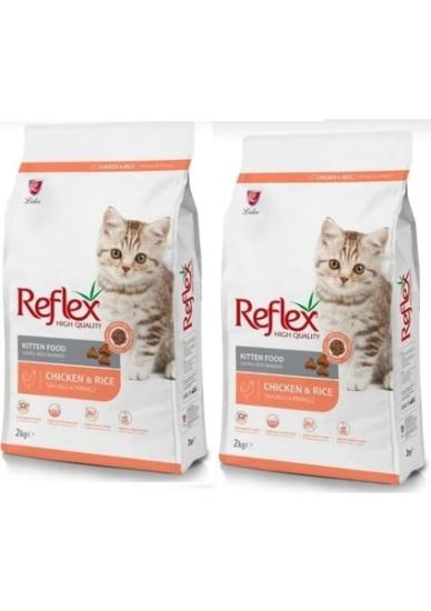 Reflex Kitten Tavuklu Yavru Kedi Maması 2 kg (2 Adet)